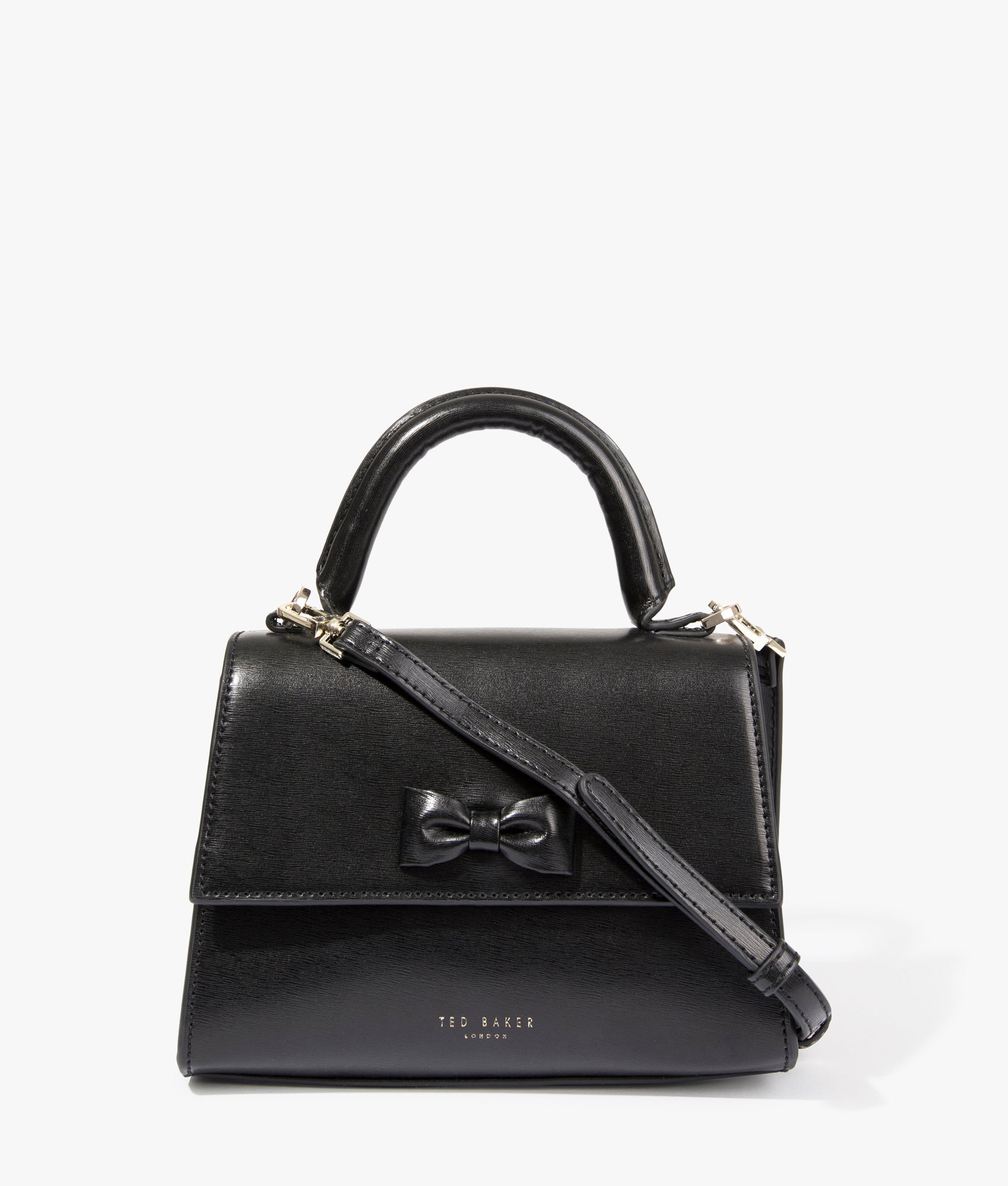 Baelli mini top handle bag in black Ted Baker EQVVS WOMEN