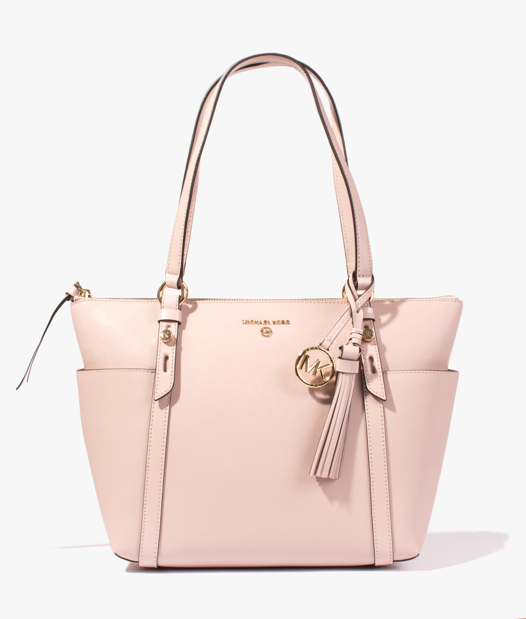 Michael Kors Sullivan Medium Top-Zip Tote Soft Pink, Shopping Bag