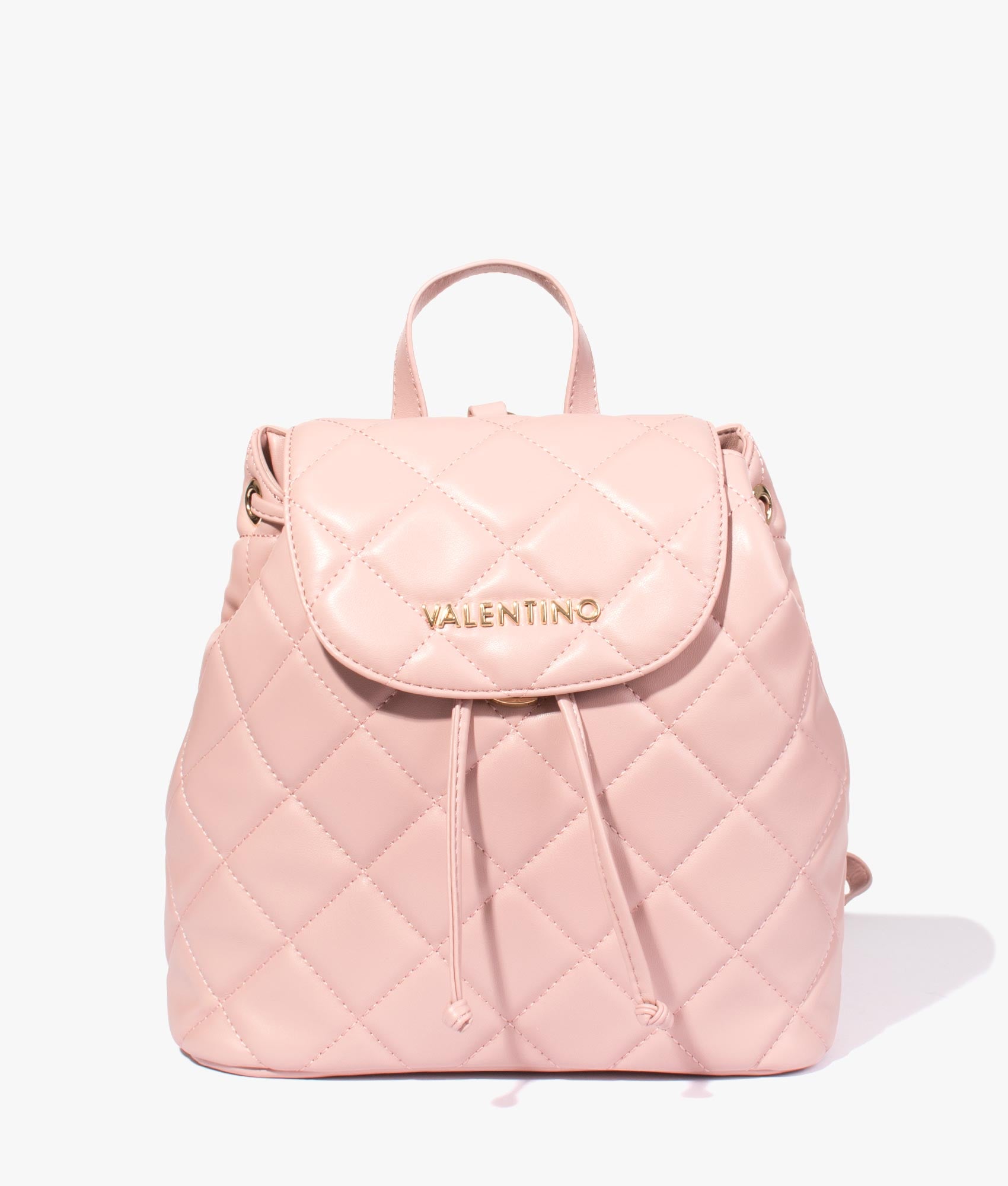 Valentino Bags Ocarina quilted backpack in white