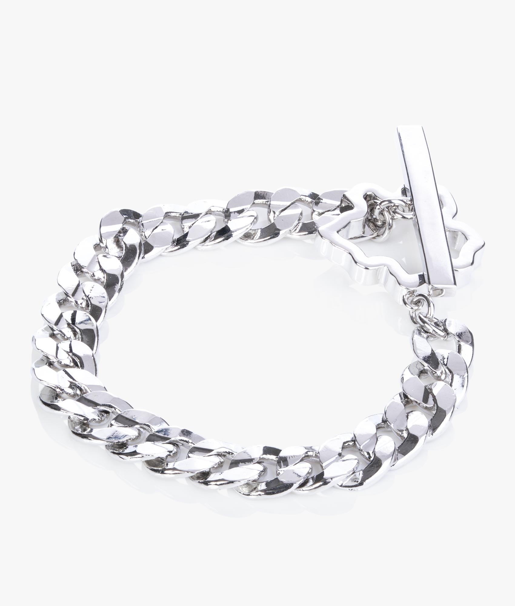 Ted Baker Jewellery Gresara magnolia chain bracelet in silver EQVVS