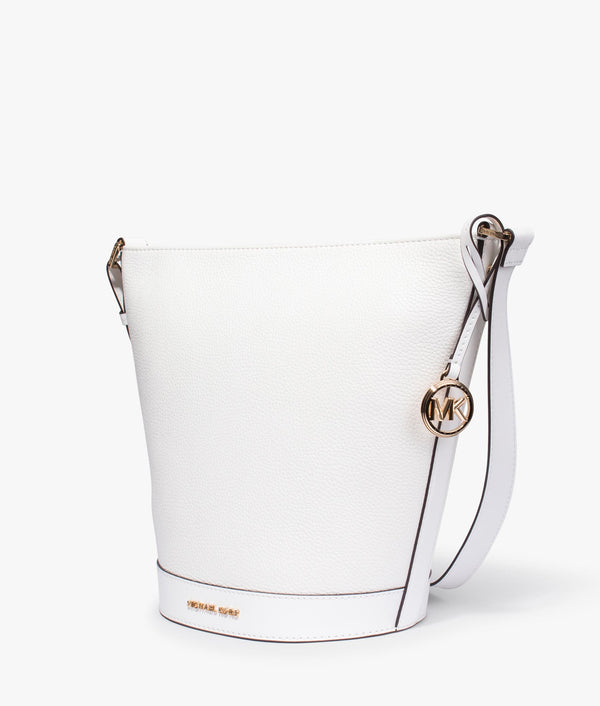 Michael kors bucket bag on sale white