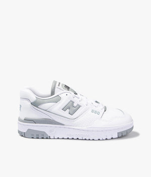 550 Trainer in white and juniper