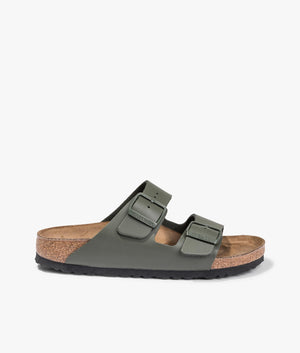 Arizona natural leather slide in thyme