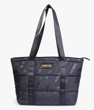 Barbour quilted tote online bag