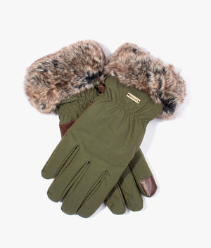 Mallow waterproof gloves in olive