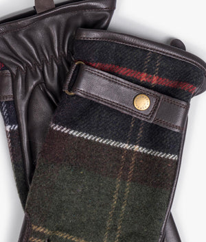 Aubrey waterproof tartan gloves in classic tartan