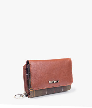 Laire leather french purse in classic brown