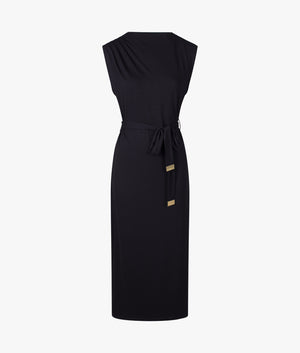 Courtney midi dress in black