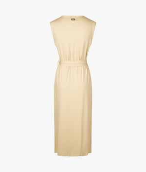 Courtney midi dress in beige