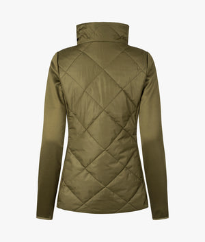 Rubins quilted sweat in empire green