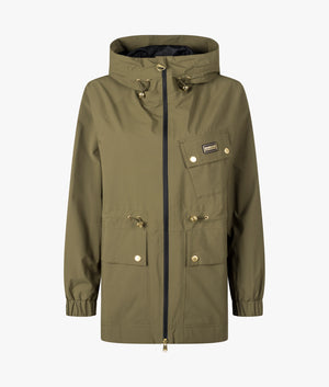 Alicia waterproof jacket in empire green