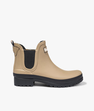 Mallow ankle boot in sandstone and black