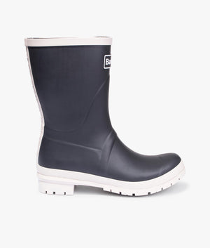 Banbury mid welly in black and white pepper