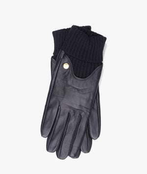 Deanna leather glove in black