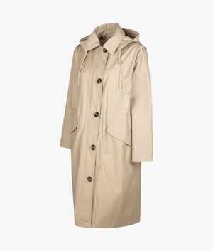 Fearne waterproof coat in light trench