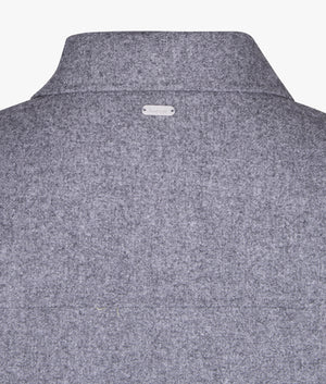 Emery overshirt in gray marl