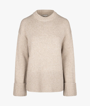 Cassandra knitted jumper in camel