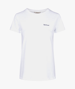 Saltford tee shirt in white