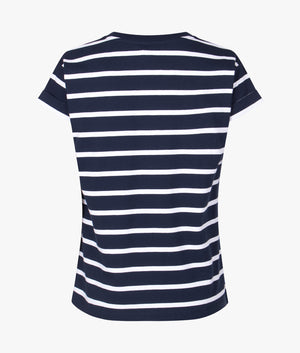 Otterburn tee in navy and white