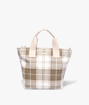 Maisy tartan tote bag in safari dress tartan