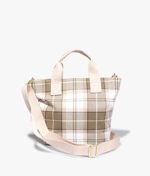 Maisy tartan tote bag in safari dress tartan