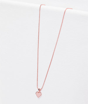 Sarroha sparkle heart pendant in rose gold