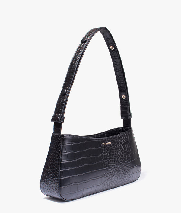 Croc effect baguette bag on sale