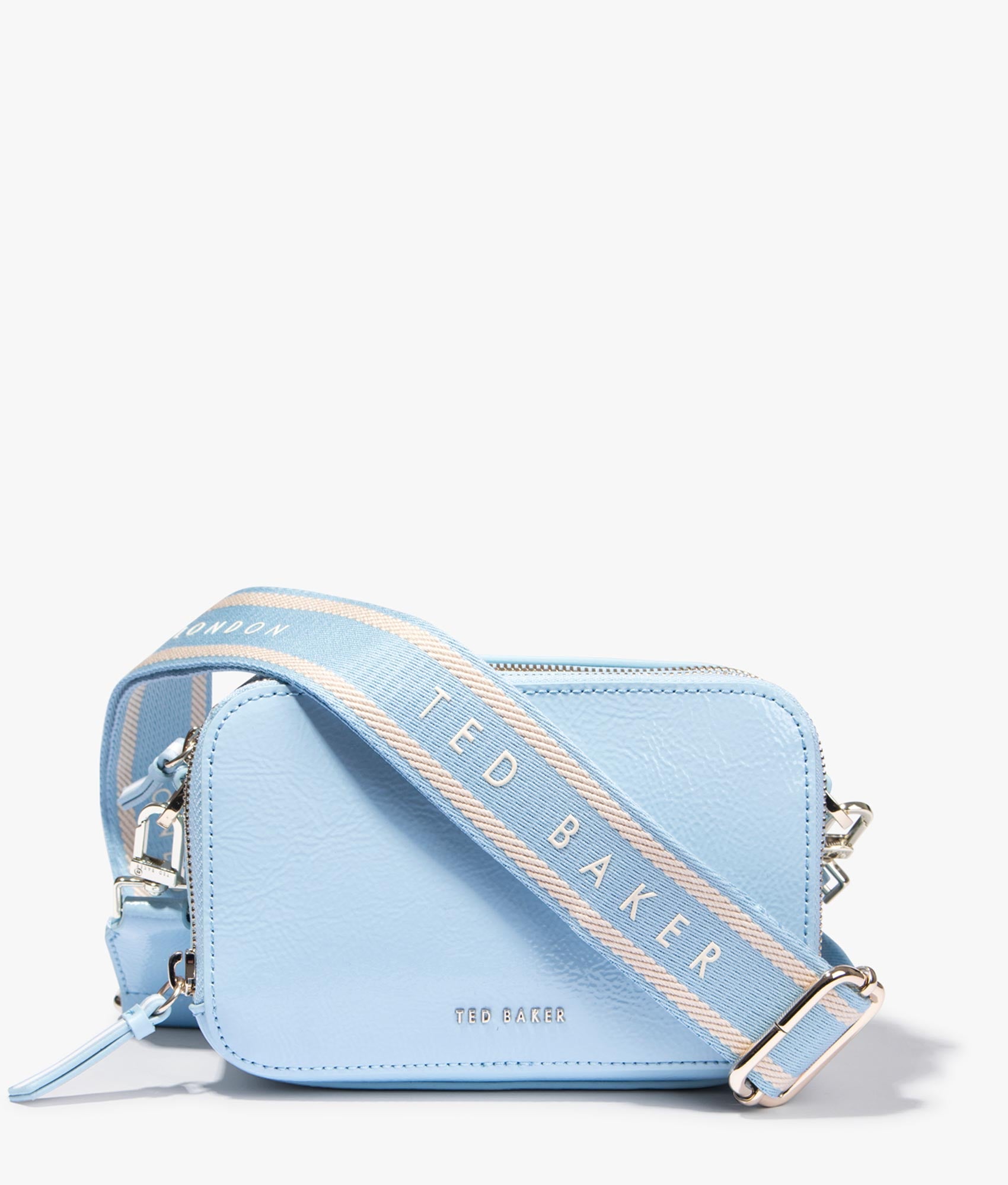 Ted Baker | Stunnie webbing camera bag in pale blue | EQVVS Womens