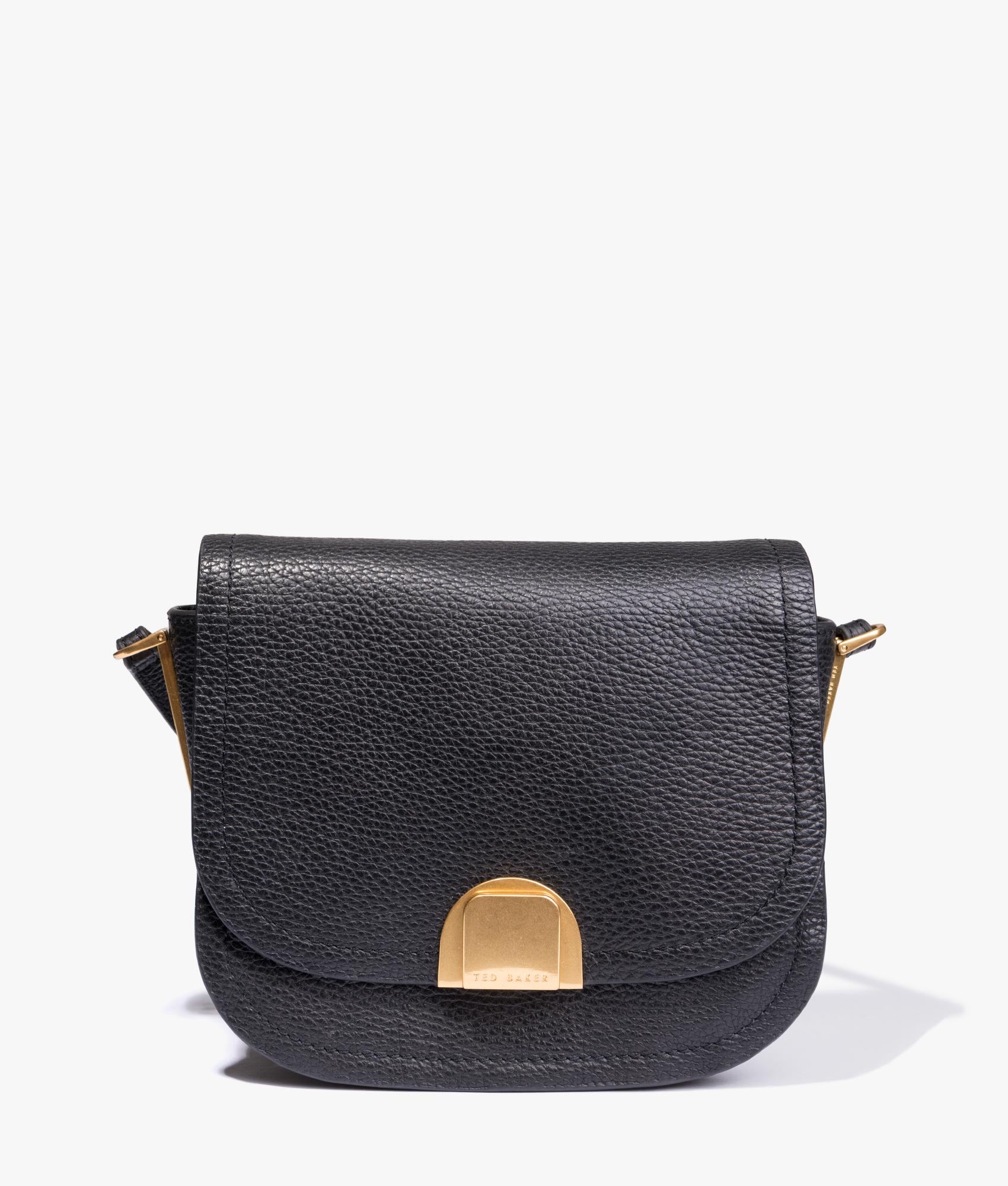 Ted Baker | Imilda lock detail crossbody in black | EQVVS Womens