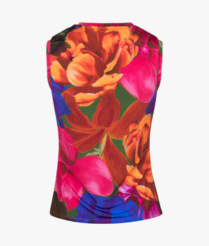 Hanree printed racer back top