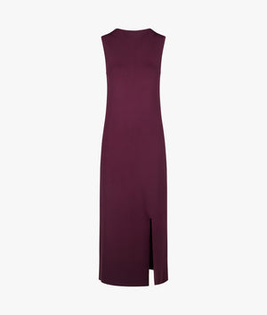 Isbelli dress in dark red