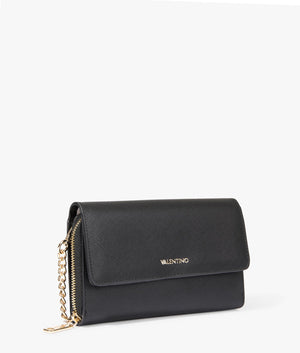 Catalunya wallet with strap in black