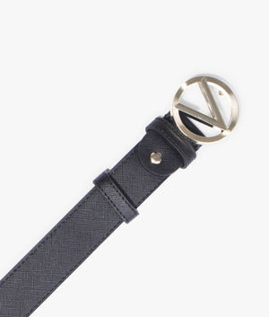 Hampton belt in black & gold