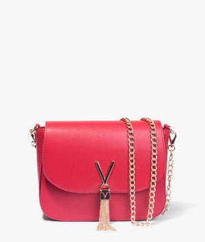 Divina shoulder bag in dark red