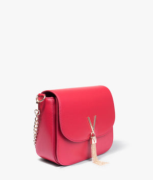 Divina shoulder bag in dark red