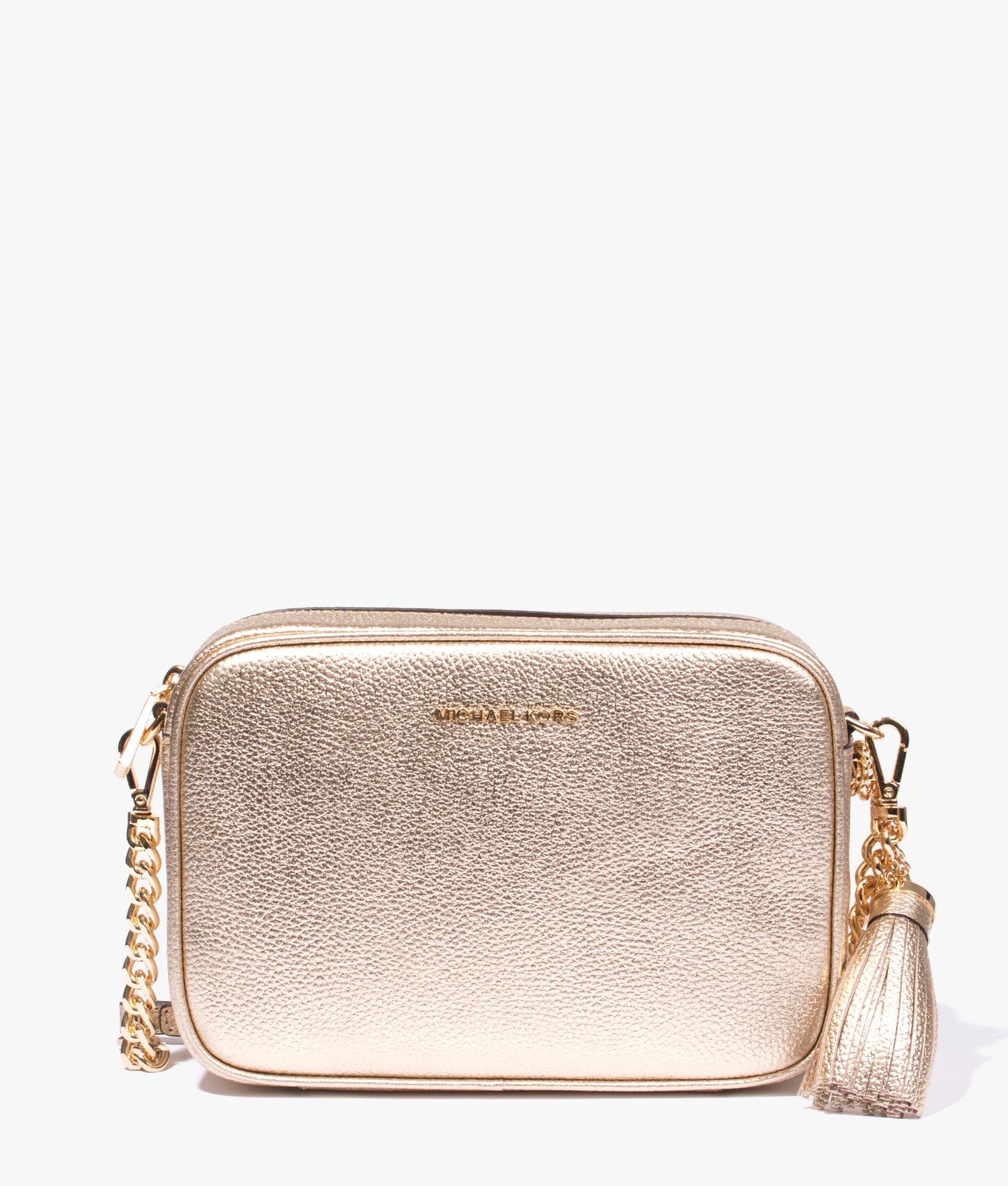 Michael Kors Jet set camera bag in pale gold EQVVS Womens