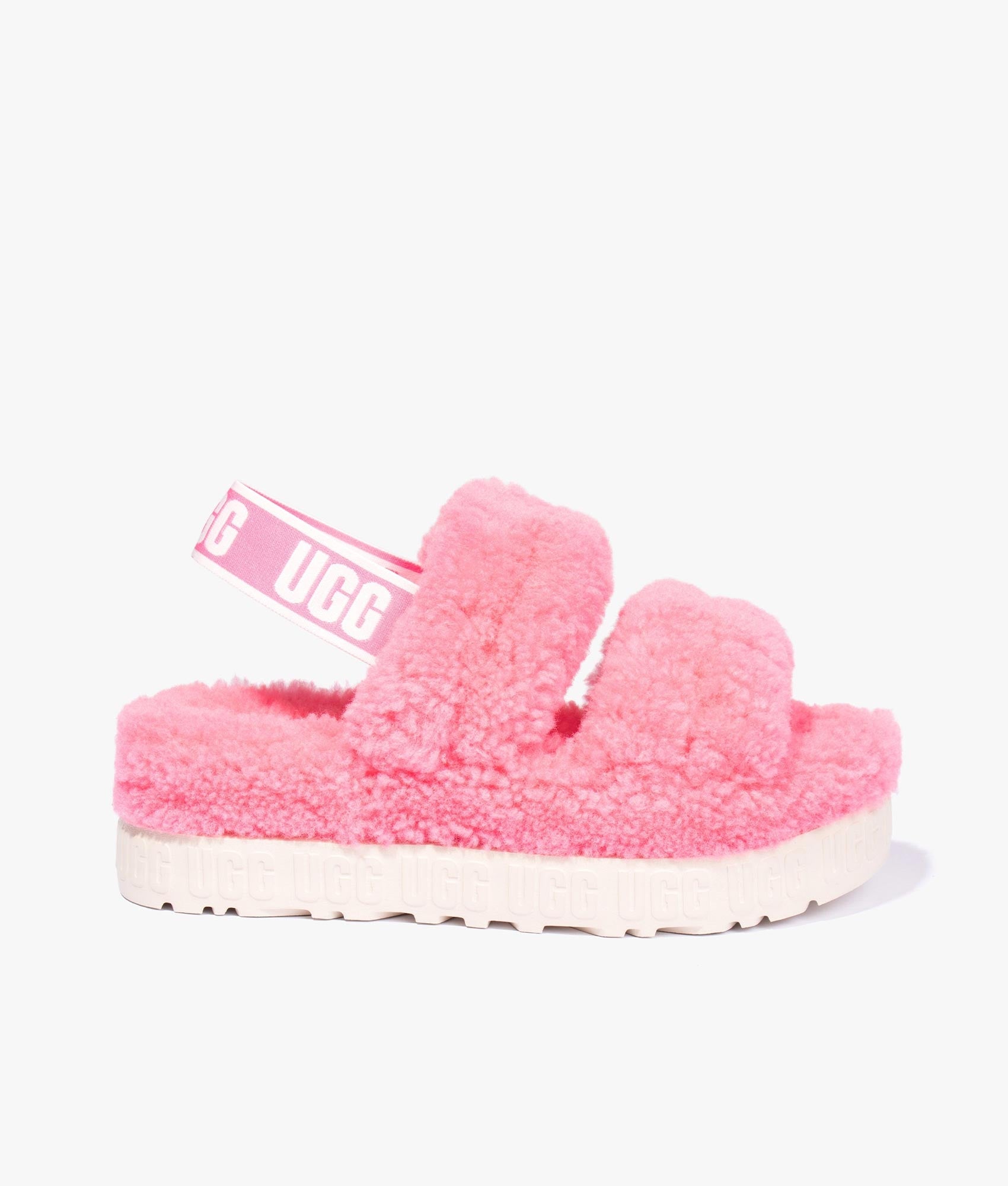 Ugg | Oh fluffita slide in pink rose | EQVVS Womens