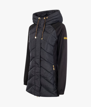 Barbour | Cobra quilted sweat in black | EQVVS Womens