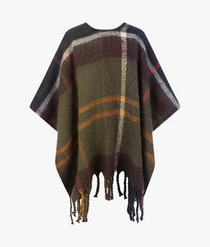 Isla boucle serape in classic tartan