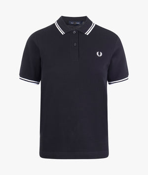 Twin tipped Fred Perry shirt in black