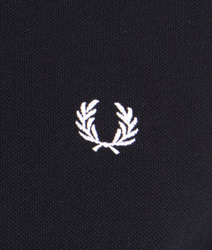 Twin tipped Fred Perry shirt in black