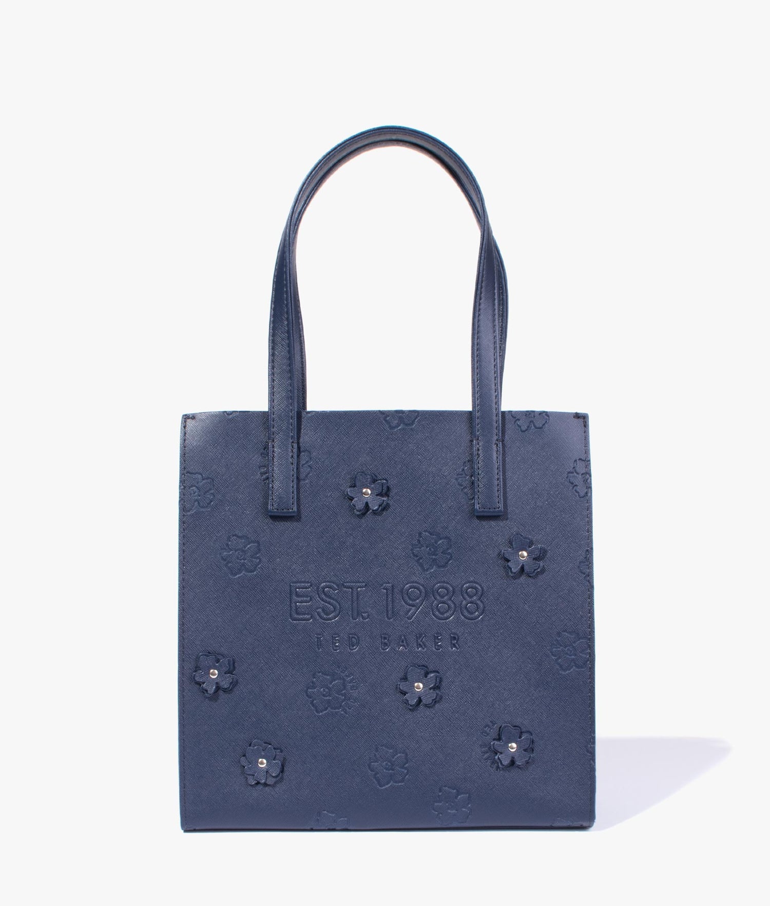 Ted Baker London PAPIECN-Small Floral Printed Icon Bag, Black: Handbags