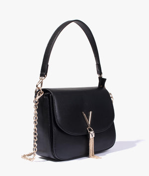 Divina shoulder bag in black & gold