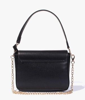 Divina shoulder bag in black & gold