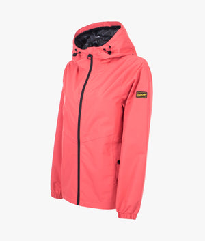 Superdrome waterproof jacket in cayenne