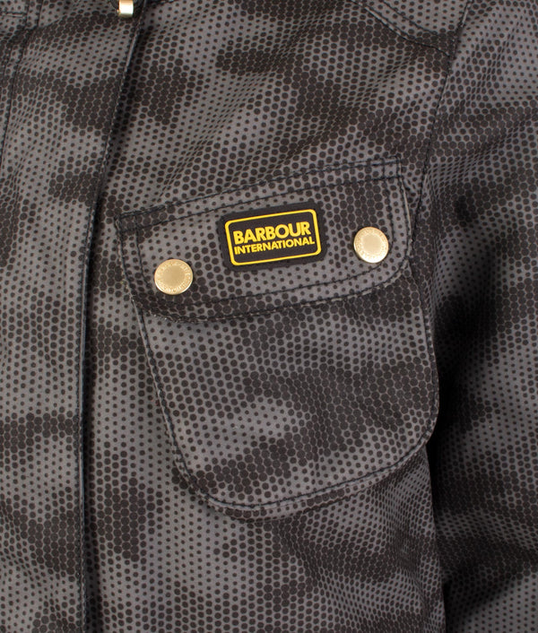 Barbour international cheap camo jacket