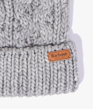 Penshaw cable beanie in grey