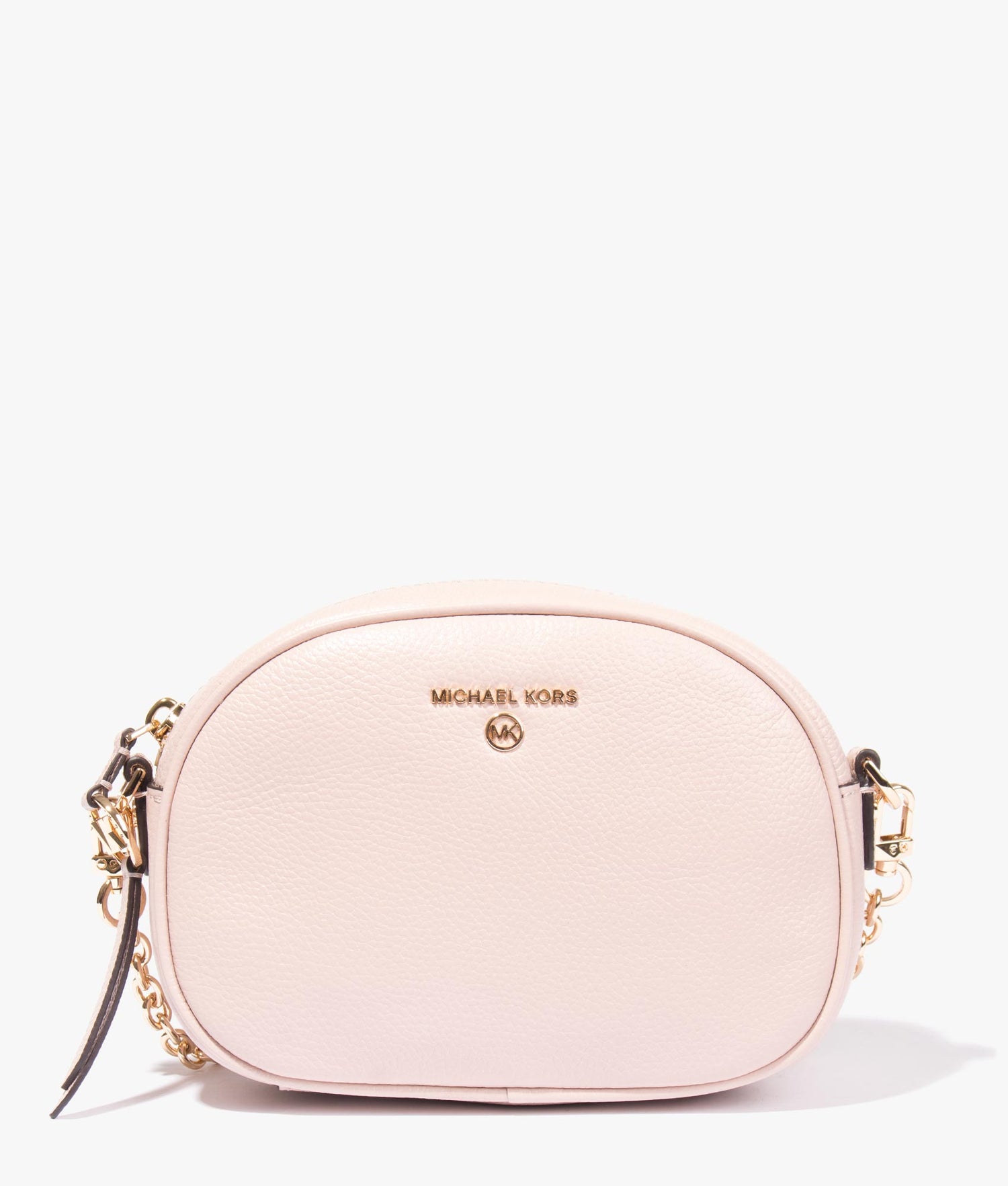 Michael Kors Jet set oval camera crossbody in soft pink EQVVS Womens