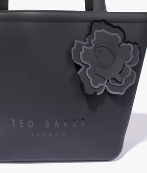 Ted Baker Jelliez Flower Large Silicone Tote Zwart