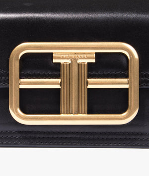 Tikisha bold statement mini crossbody in black